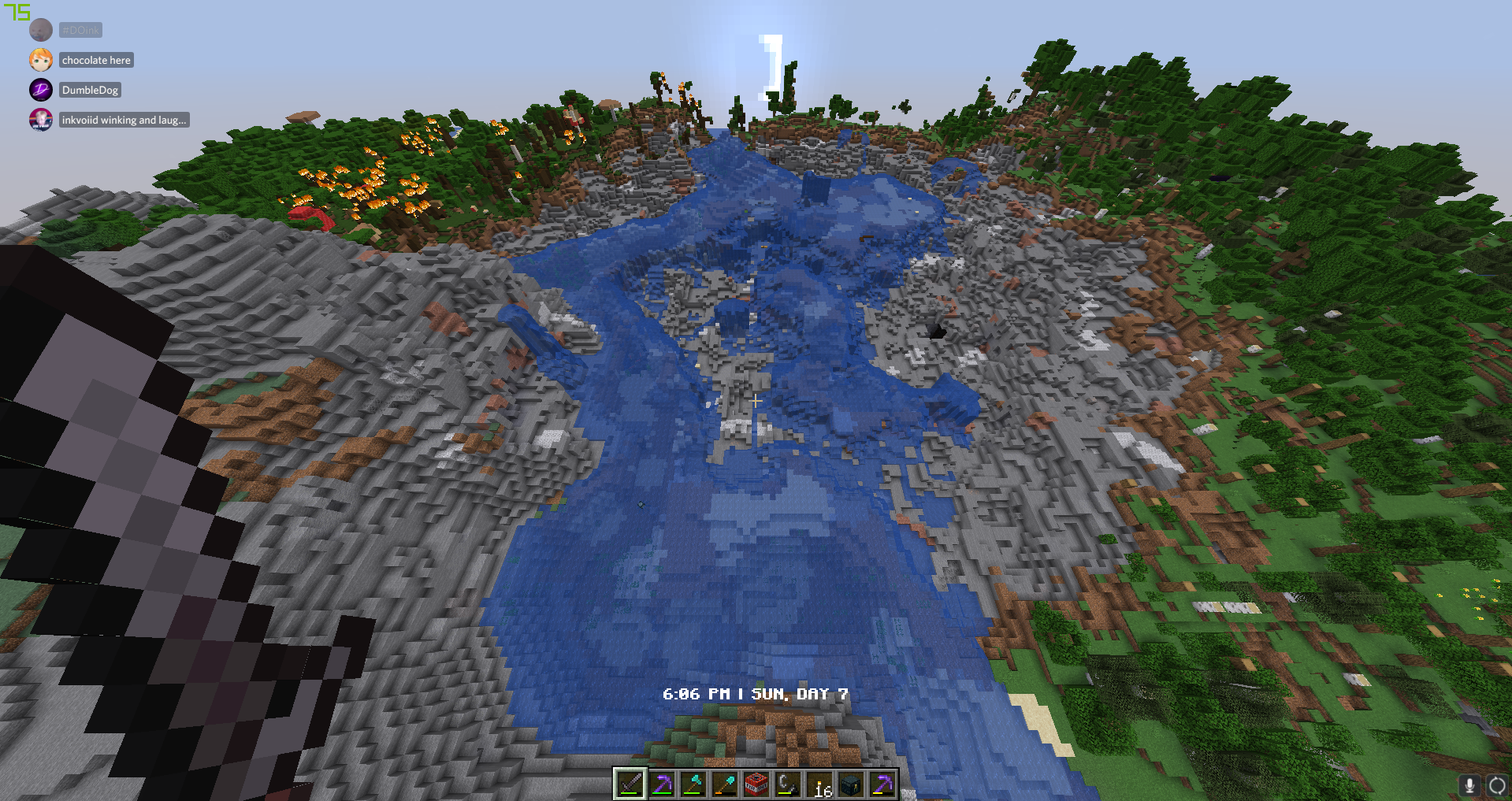 Big massive hole in the ground.