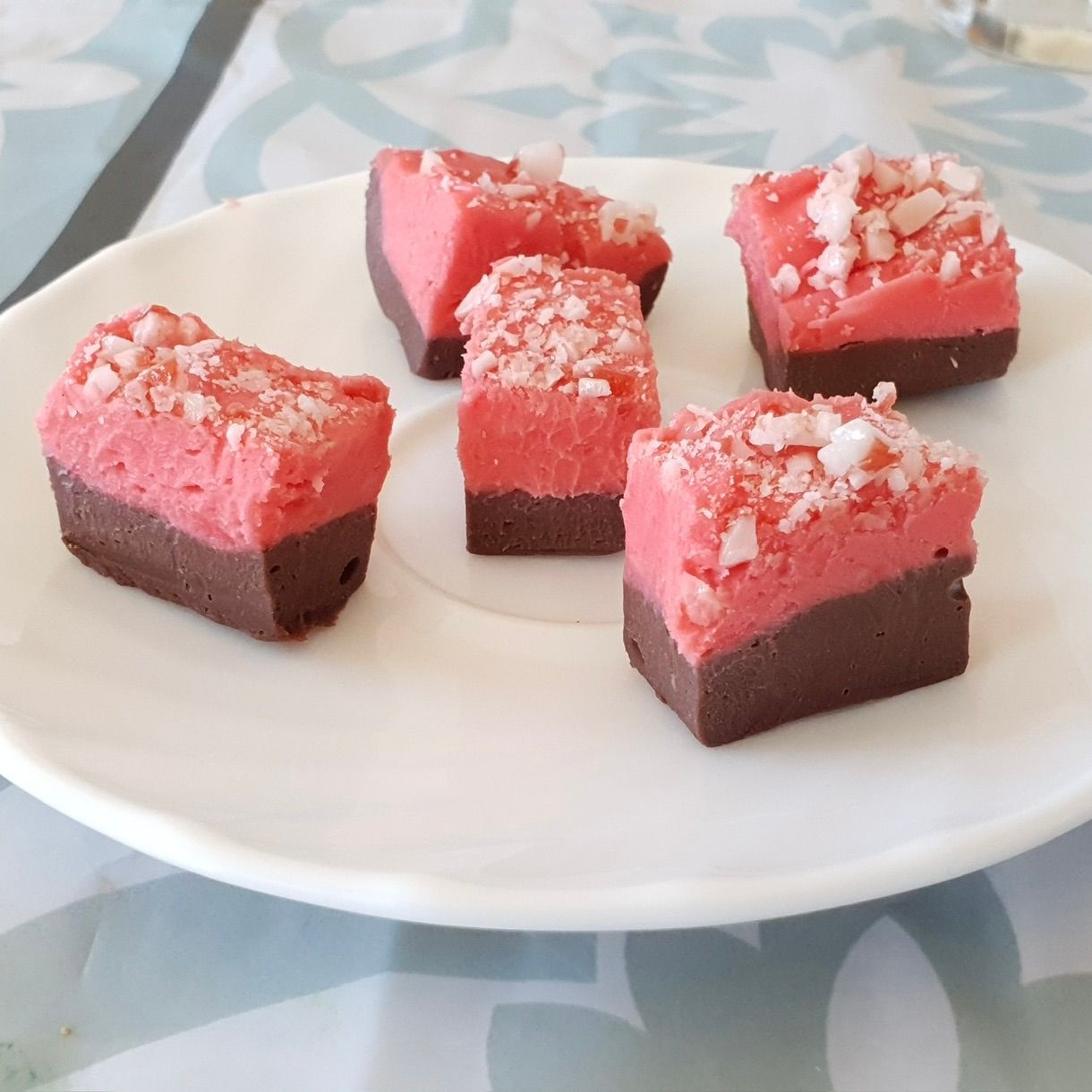 candy cane fudge