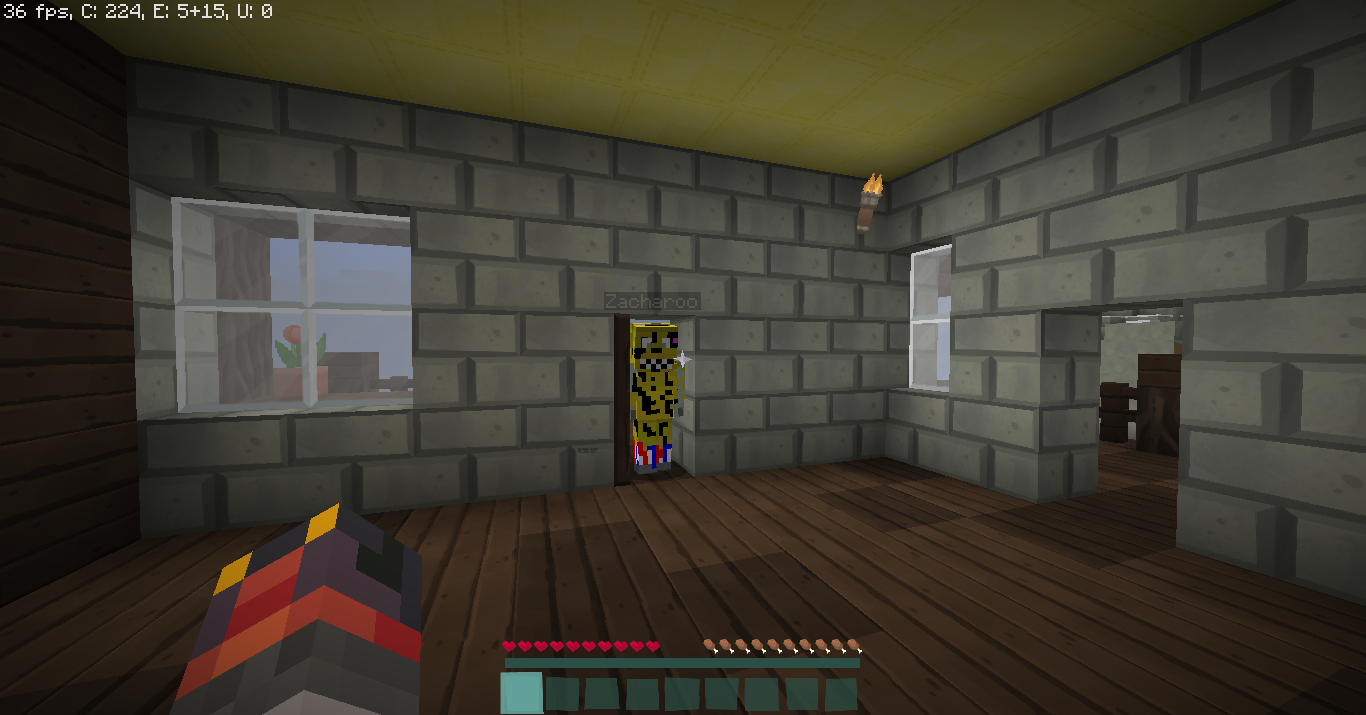 A floor in the spawn hotel