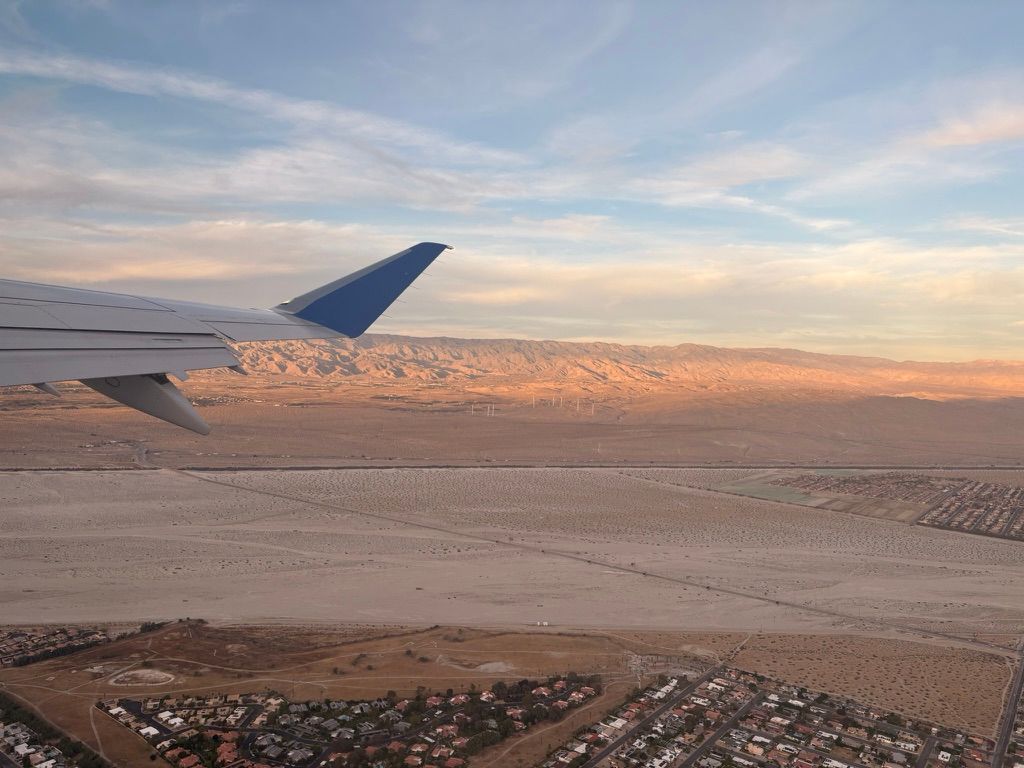 taking off